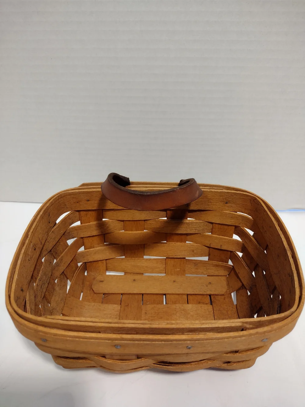 Longaberger Handwoven Basket in Natural Brown